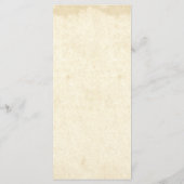  heteluchtballon bruiloft diner menu (Achterkant)