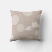 Heteluchtballon Bruin Kussen (Achterkant)