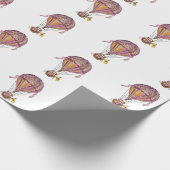 Heteluchtballon Cadeaupapier (Hoek)