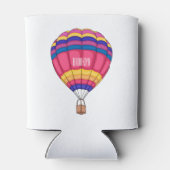 Heteluchtballon cartoon illustratie  blikjeskoeler (Achterkant)