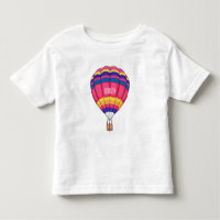 Heteluchtballon cartoon illustratie