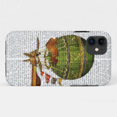 Heteluchtballon Groen Case-Mate iPhone Case (Achterkant (horizontaal))