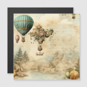 heteluchtballon in een sereen landschap (1) (Voorkant / Achterkant)