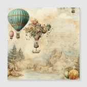 heteluchtballon in een sereen landschap (1) (Voorkant)