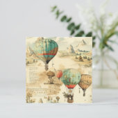  heteluchtballon in een sereen landschap (10) (Staand voorkant)