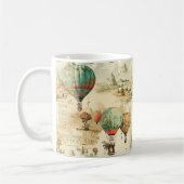 heteluchtballon in een sereen landschap (10) koffiemok (Links)