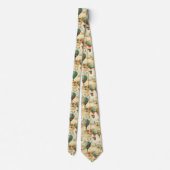  heteluchtballon in een sereen landschap (10) stropdas (Achterkant)