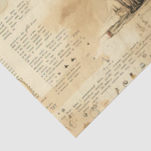  heteluchtballon in een sereen landschap (10) tissuepapier (Detail)