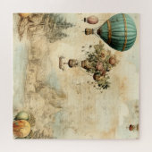  heteluchtballon in een sereen landschap (1) legpuzzel (Horizontaal)