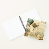 heteluchtballon in een sereen landschap (1) notitieboek (Binnen)