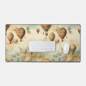 heteluchtballon in een sereen landschap (2) bureaumat (Keyboard & Muis)
