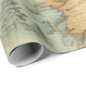 heteluchtballon in een sereen landschap (2) cadeaupapier (Rol Hoek)