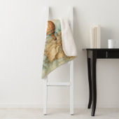 heteluchtballon in een sereen landschap (2) sherpa deken (In situ)