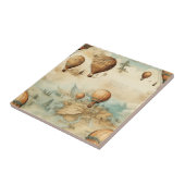 heteluchtballon in een sereen landschap (2) tegeltje (Zijkant)