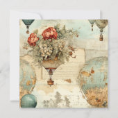  heteluchtballon in een sereen landschap (3) (Voorkant)