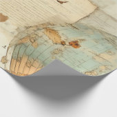  heteluchtballon in een sereen landschap (3) cadeaupapier (Hoek)