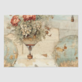  heteluchtballon in een sereen landschap (3) tissuepapier (Voorkant)