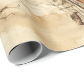 heteluchtballon in een sereen landschap (5) cadeaupapier (Rol Hoek)