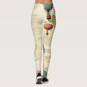  heteluchtballon in een sereen landschap (5) leggings (Achterkant)