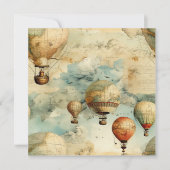  heteluchtballon in een sereen landschap (6) (Voorkant)