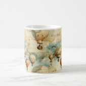  heteluchtballon in een sereen landschap (6) koffiemok (Center)