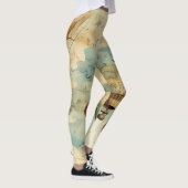 heteluchtballon in een sereen landschap (6) leggings (Rechts)