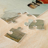 heteluchtballon in een sereen landschap (6) legpuzzel (Zijkant)