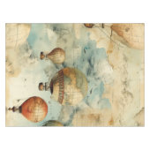 heteluchtballon in een sereen landschap (6) tafelkleed (Voorkant (Horizontaal))