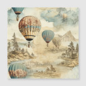  heteluchtballon in een sereen landschap (7) (Voorkant)