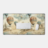 heteluchtballon in een sereen landschap (7) bureaumat (Keyboard & Muis)