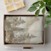  heteluchtballon in een sereen landschap (7) tissuepapier (Geschenk)