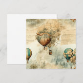 heteluchtballon in een sereen landschap (8) (Voorkant / Achterkant)