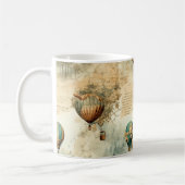 heteluchtballon in een sereen landschap (8) koffiemok (Links)