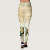  heteluchtballon in een sereen landschap (8) leggings (Achterkant)