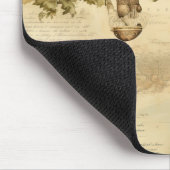 heteluchtballon in een sereen landschap (9) muismat (Hoek)