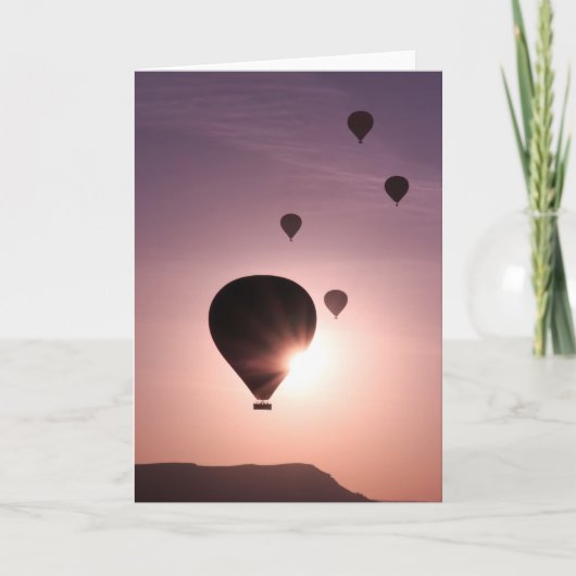 Heteluchtballon in Goreme Kaart (Voorkant)