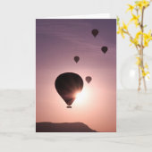 Heteluchtballon in Goreme Kaart (Gele Bloem)