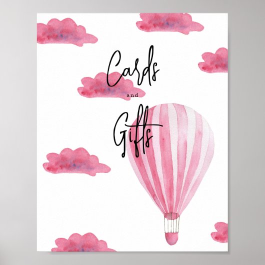 Heteluchtballon - kaarten en cadeaus poster (Voorkant)
