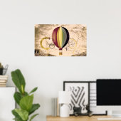 Heteluchtballon Poster (Thuiskantoor)