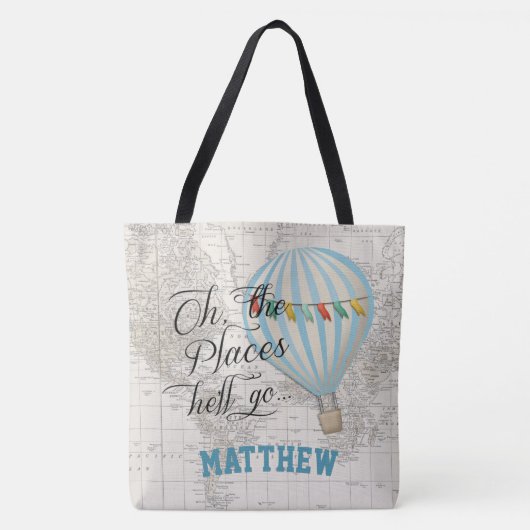 Heteluchtballon Tote Bag (Voorkant)
