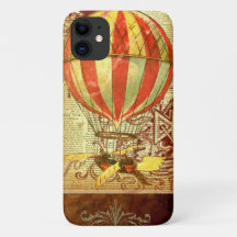 heteluchtballon Victoriaans illustratie