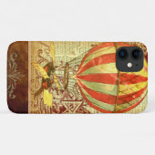 heteluchtballon Victoriaans illustratie Case-Mate iPhone Case (Achterkant (horizontaal))