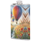 Heteluchtballon Vinyl Omwikkelde Fles Heupfles (Links)