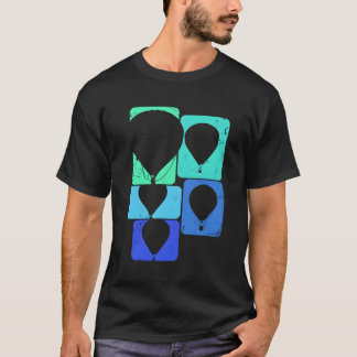 Heteluchtballon voor Ballonvaarder Ballonvaren T-shirt