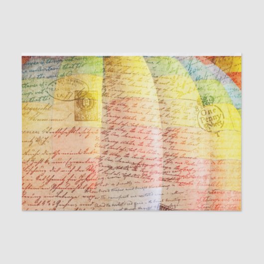 heteluchtballoncollage tissuepapier (Voorkant)