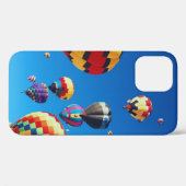 Heteluchtballonnen Blauwe Lucht Case-Mate iPhone Case (Achterkant (horizontaal))