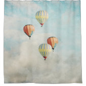 heteluchtballonnen douchegordijn (Voorkant)