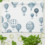  heteluchtballonnen in de keukendoek theedoek (Gevouwen)