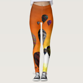 Heteluchtballonnen in vlucht Broek Leggings