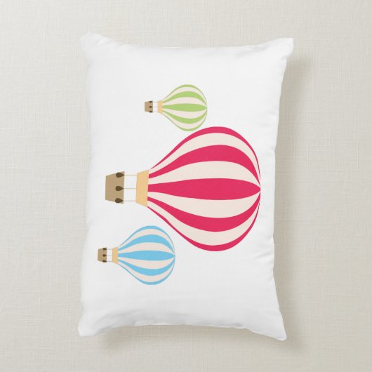 Heteluchtballonnen Ontwerp Accent Kussen (Achterkant (Verticaal))